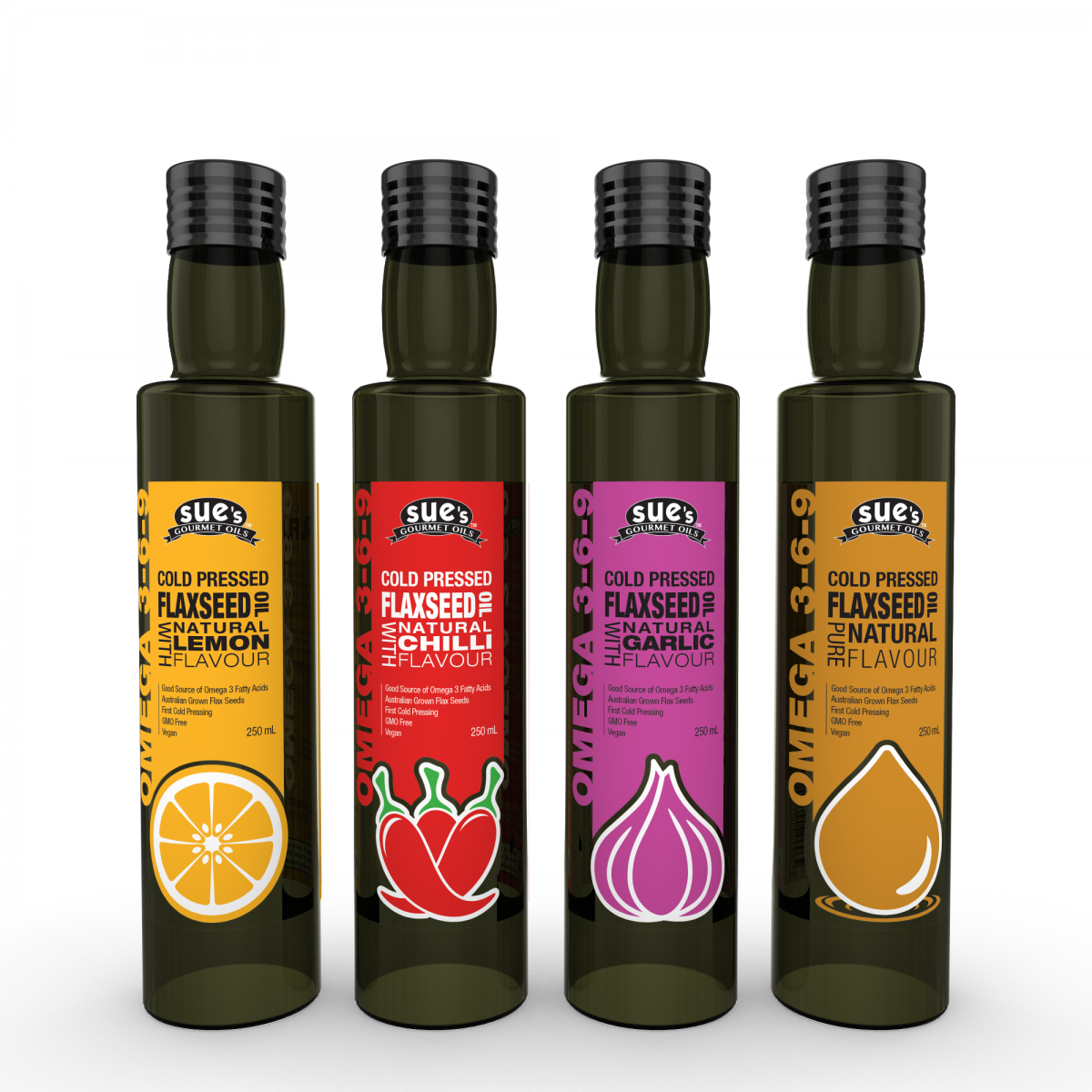 Sue's Gourmet Oils Range Front