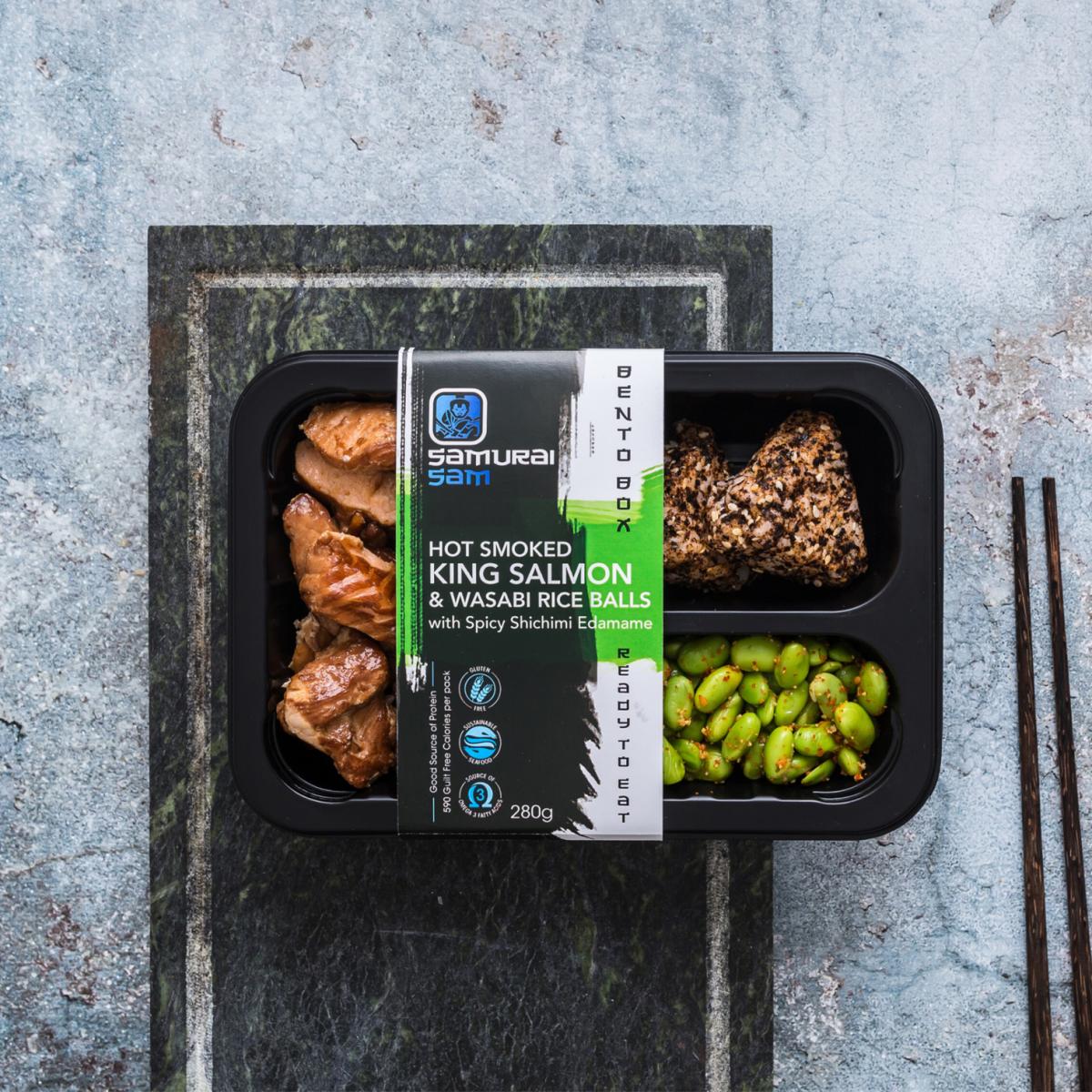 Samurai Sam King Salmon & Wasabi Rice Balls